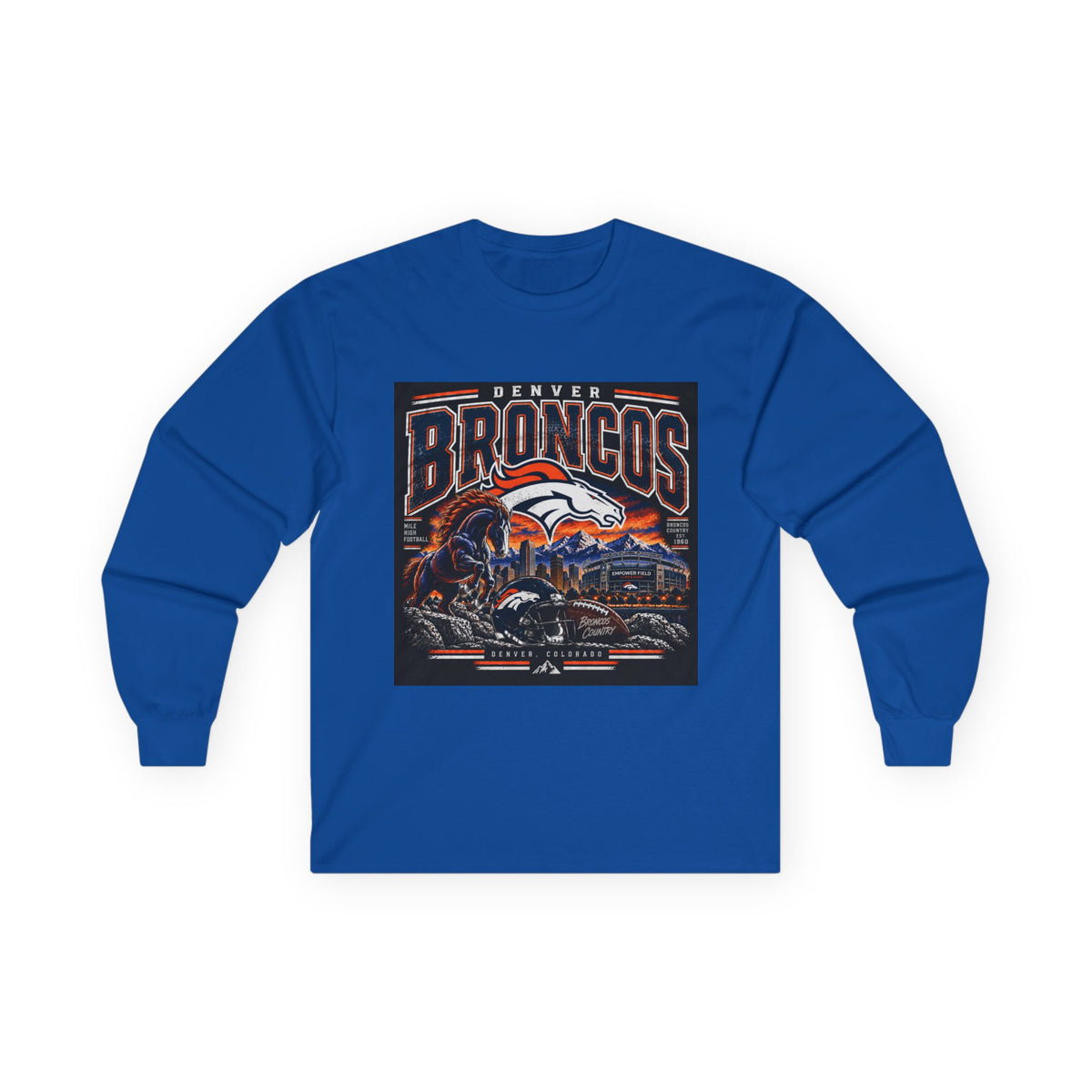 Denver Broncos Mile High Pride - Unisex Ultra Cotton Long Sleeve Tee