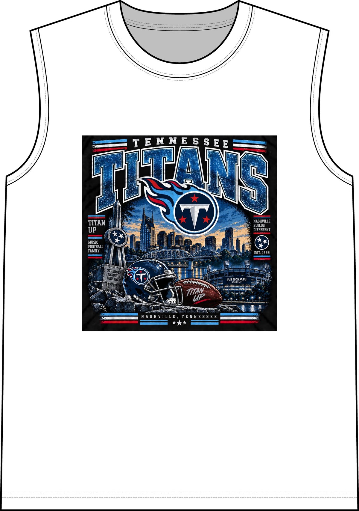 Tennessee Titans Nashville Pride - Classic Tank