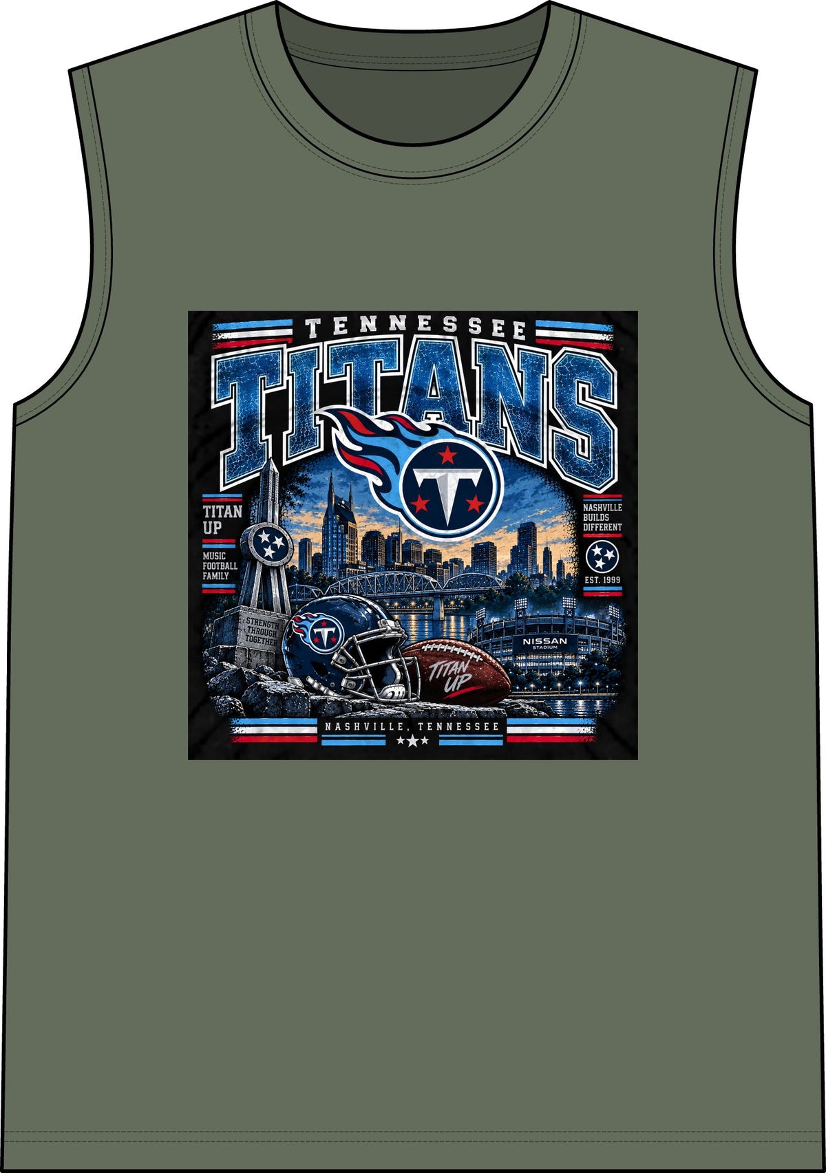 Tennessee Titans Nashville Pride - Classic Tank
