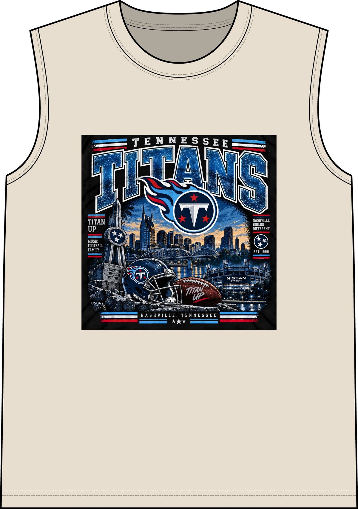 Tennessee Titans Nashville Pride - Classic Tank