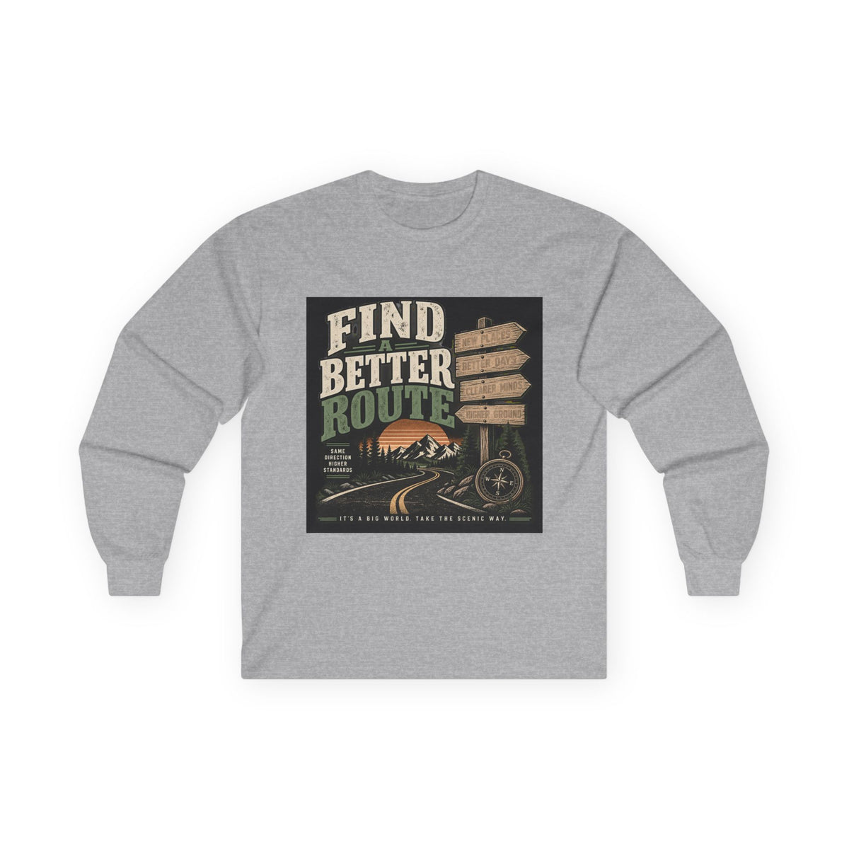 Find A Better Route - Unisex Ultra Cotton Long Sleeve Tee