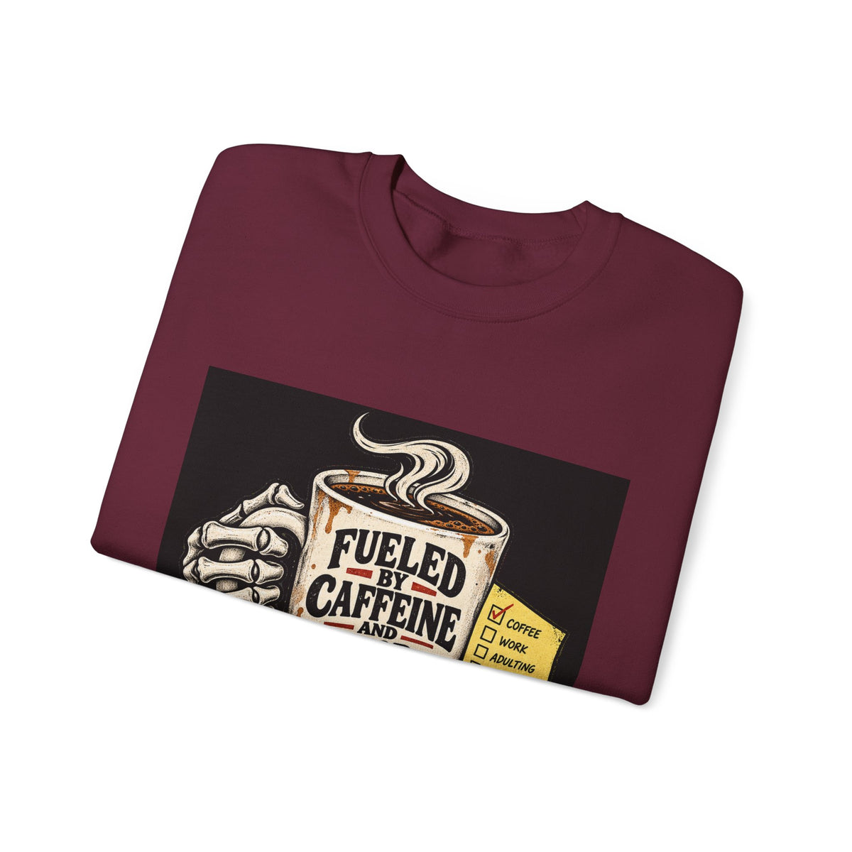Fueled by Caffeine - Crewneck Sweatshirt