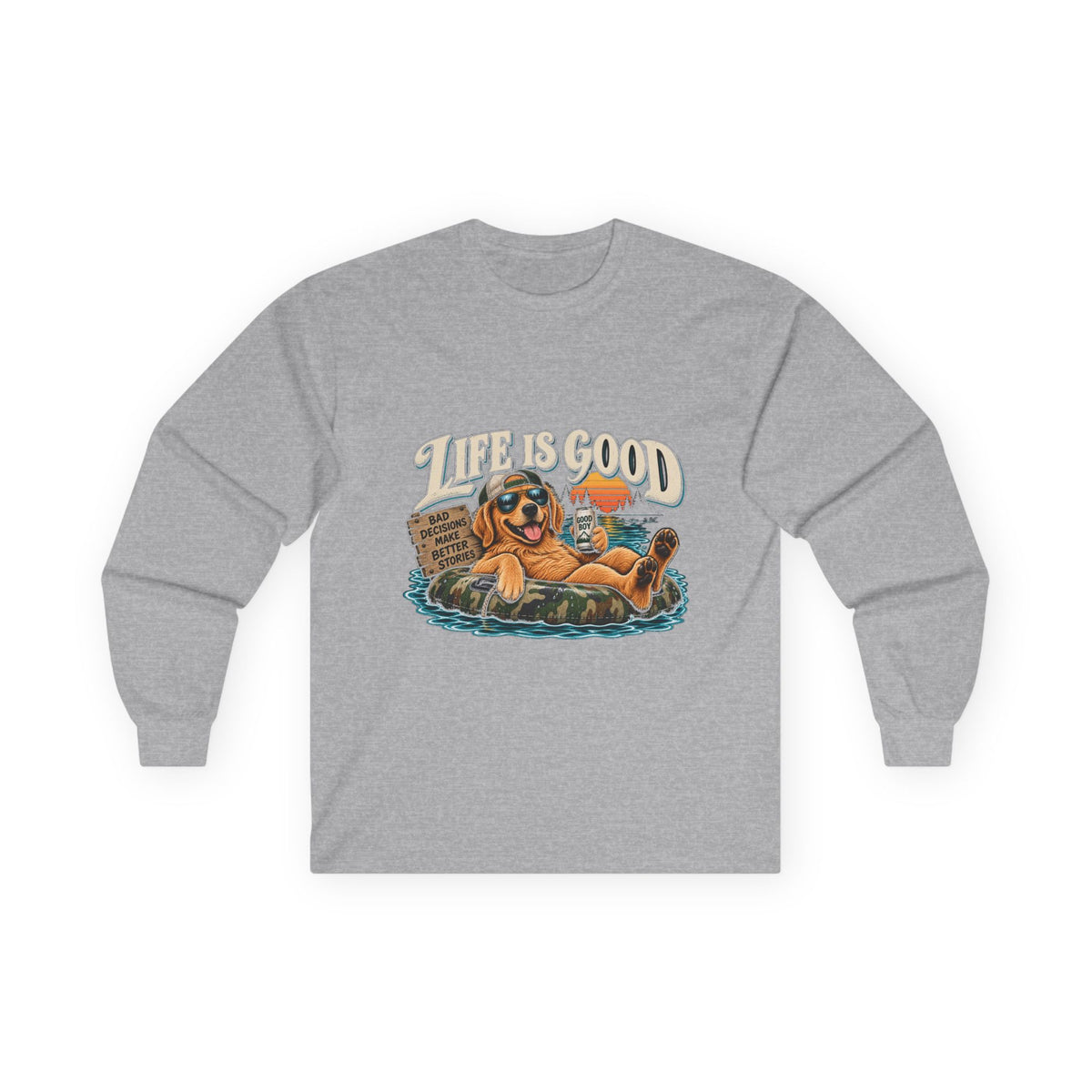 Life is Good Floatin' - Unisex Ultra Cotton Long Sleeve Tee