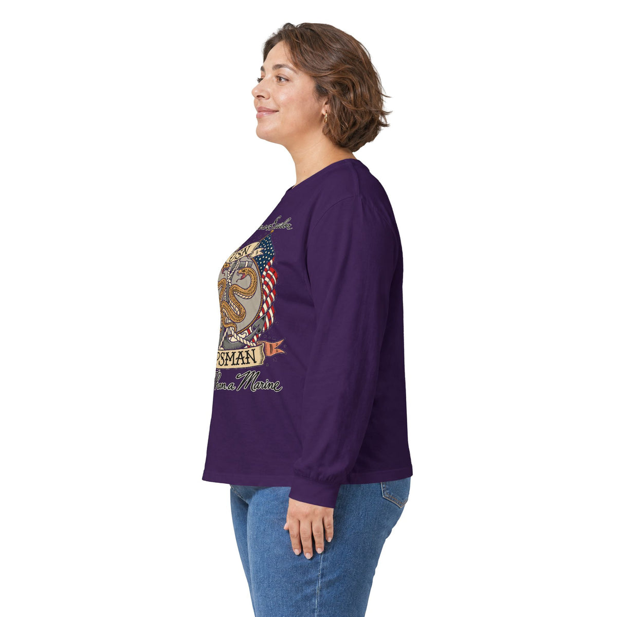Corpsman Pride Crest - Unisex Ultra Cotton Long Sleeve Tee
