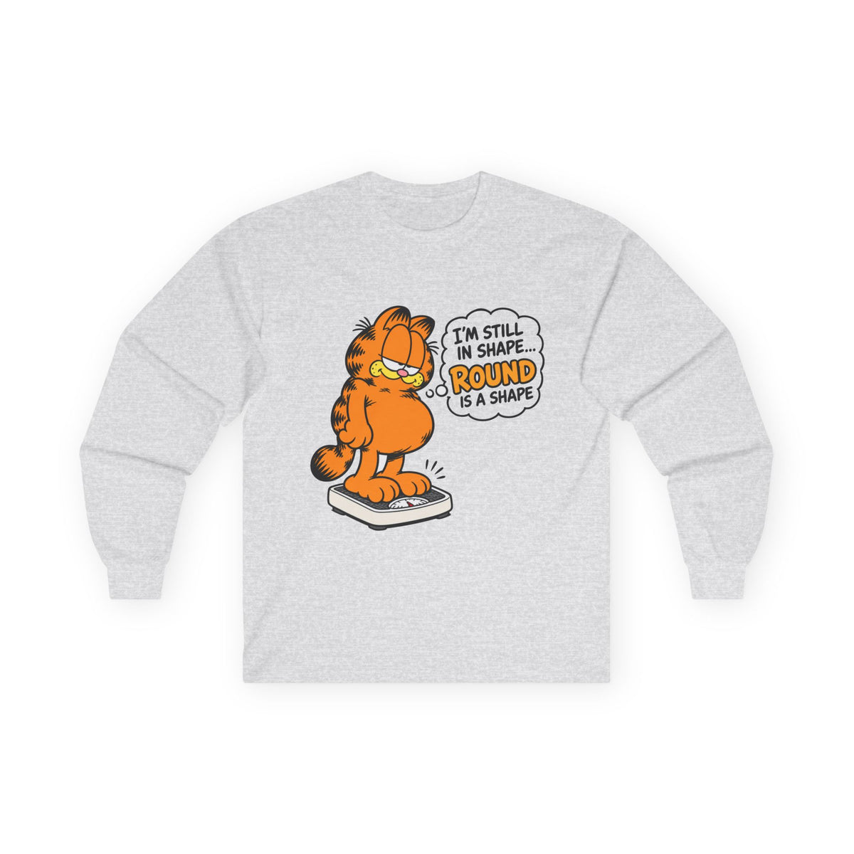 Round Shape Garfield - Unisex Ultra Cotton Long Sleeve Tee