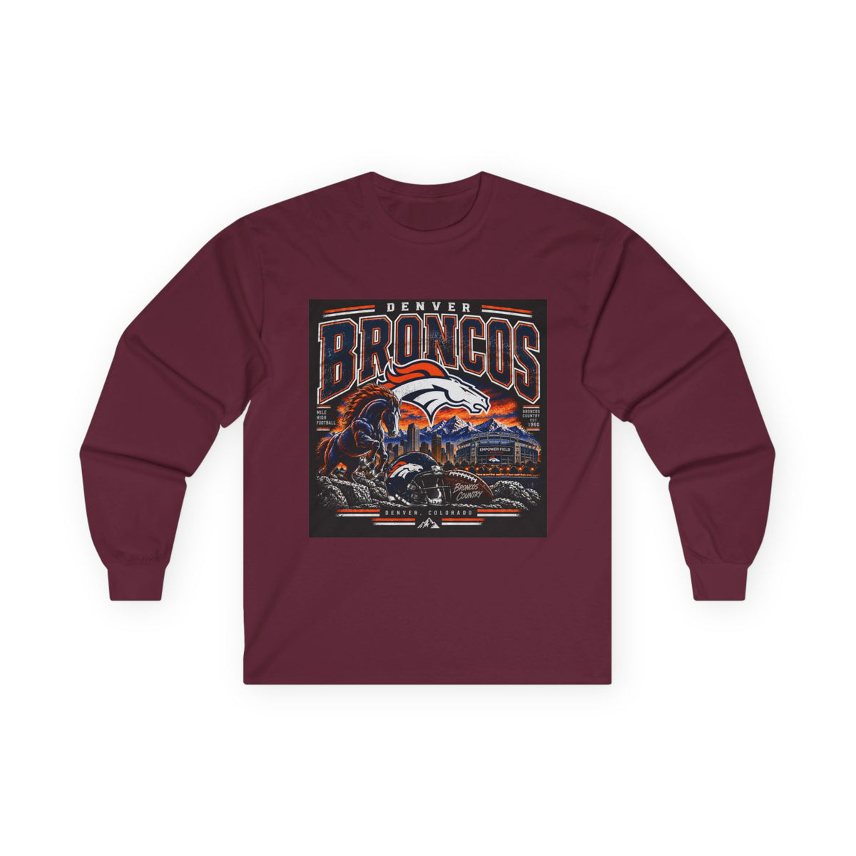Denver Broncos Mile High Pride - Unisex Ultra Cotton Long Sleeve Tee