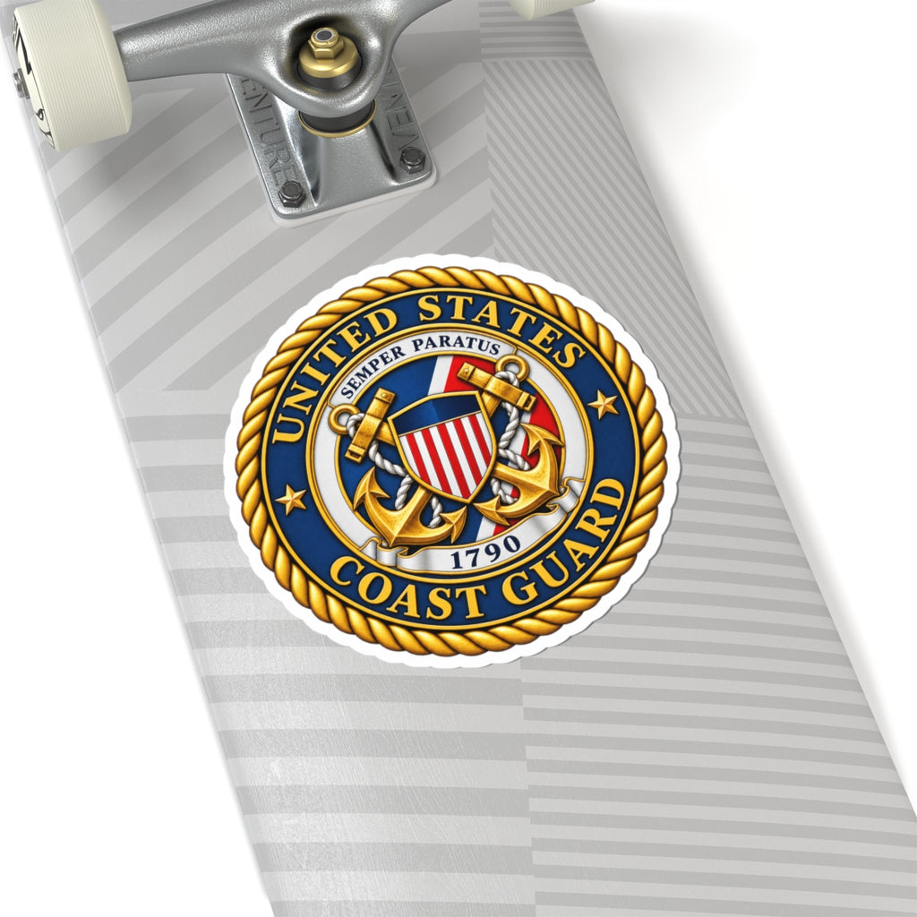 U.S. Coast Guard Emblem - Kiss-Cut Sticker
