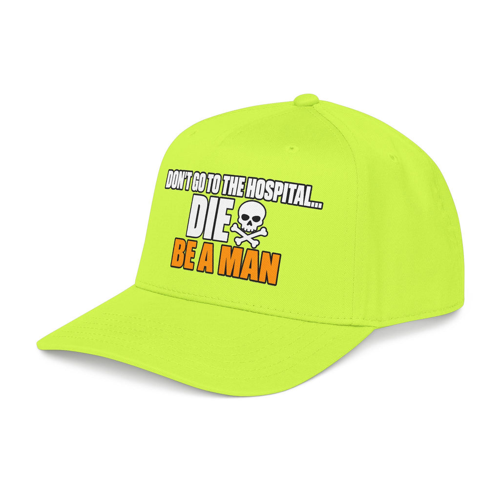 Dont Go to the Hospital - White Outlined - OTTO Baseball Hat