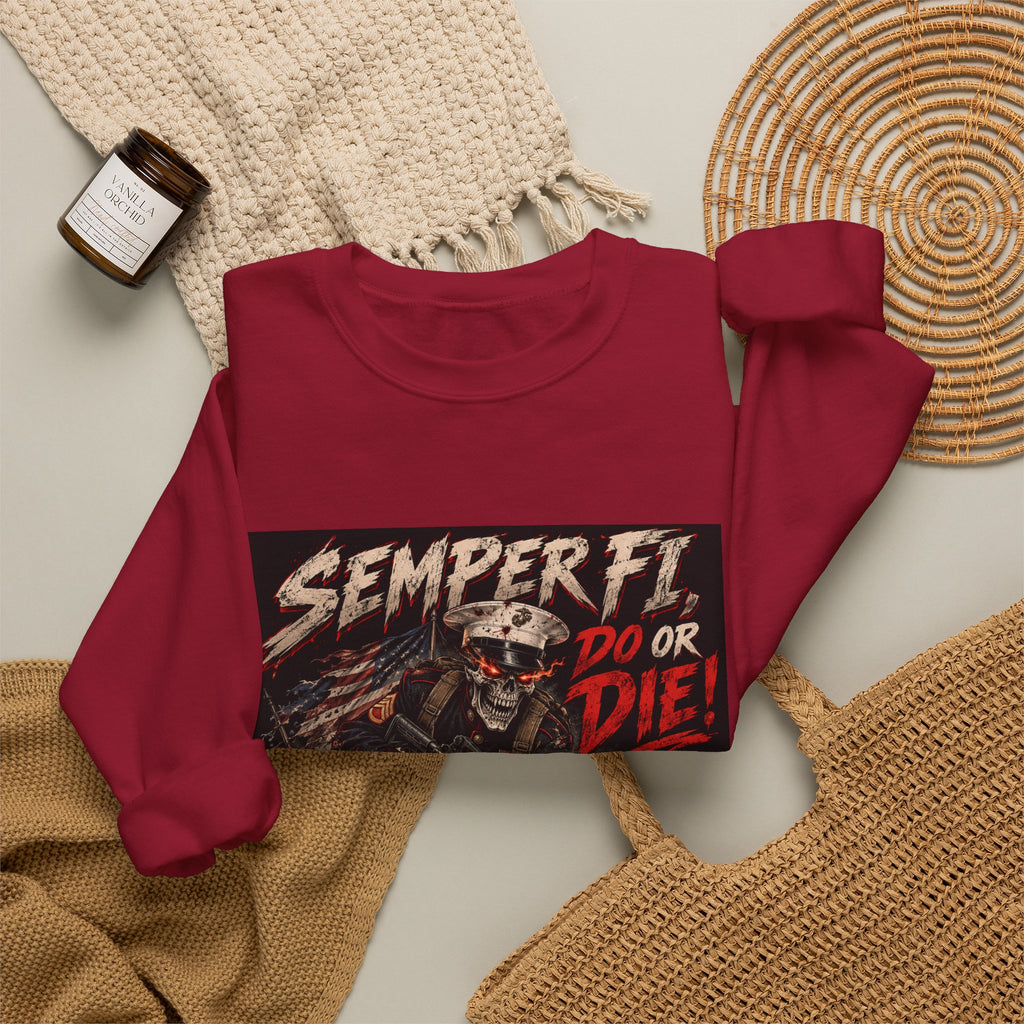 Semper Fi Do or Die - Crewneck Sweatshirt