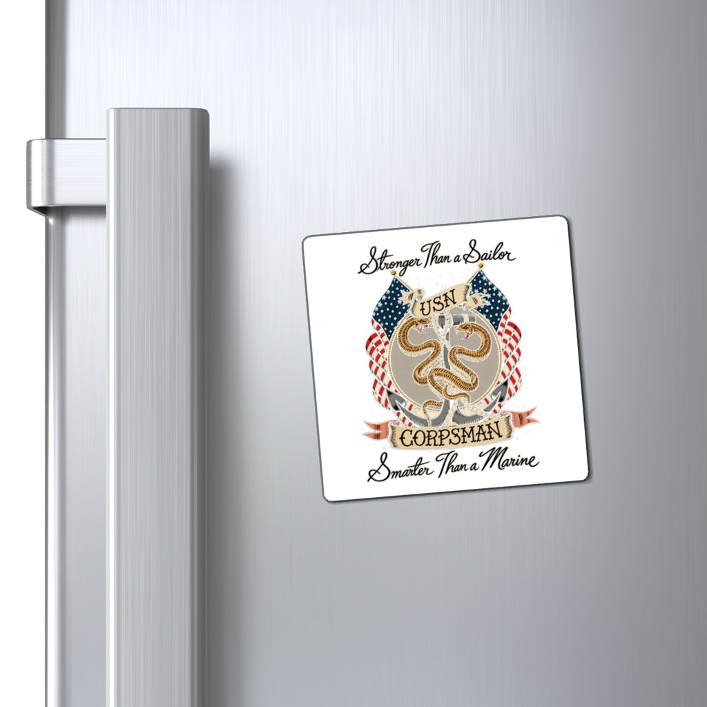 Corpsman Pride Crest - Magnet