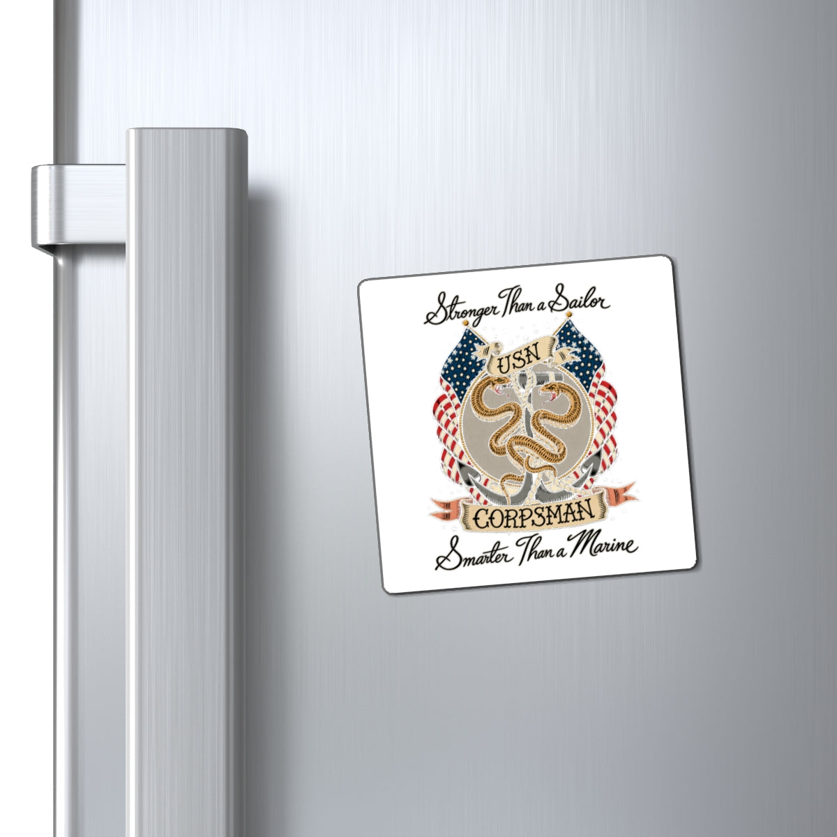 Corpsman Pride Crest - Magnet