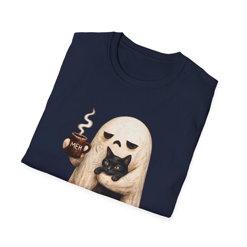 Meh Ghost and Black Cat - Classic Tee