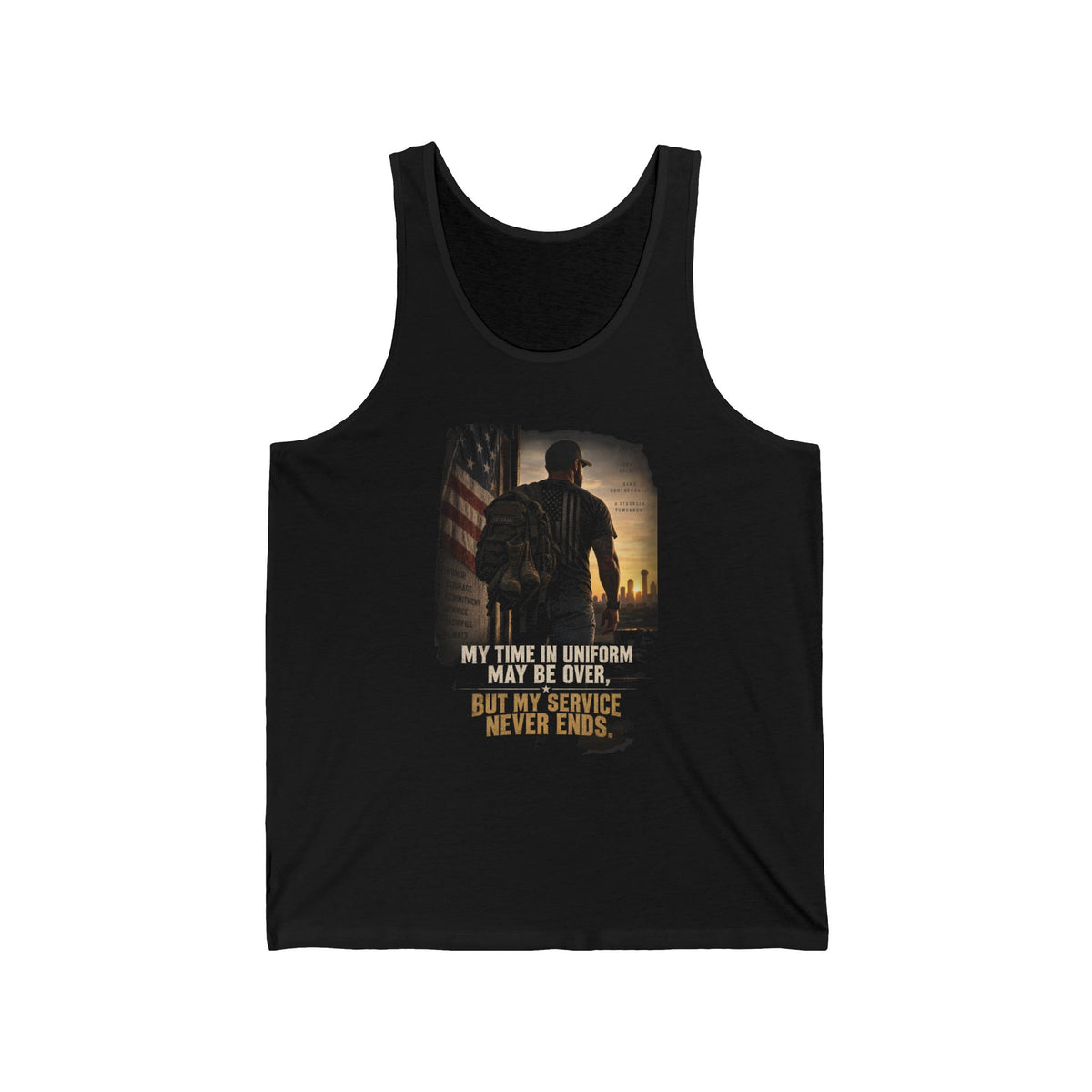 Service Never Ends - Athletic Tank