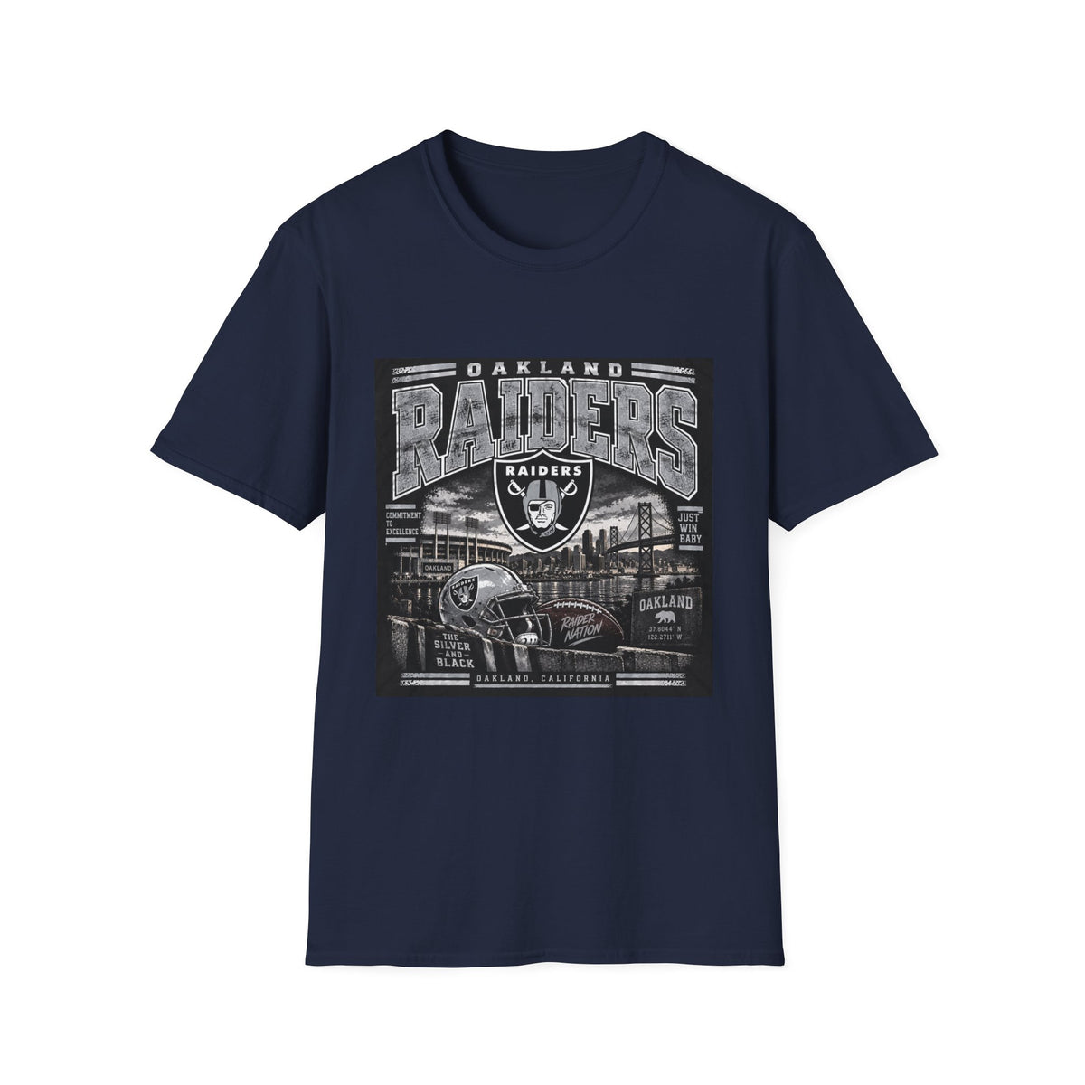 Oakland Raiders Black Heritage - Classic Tee