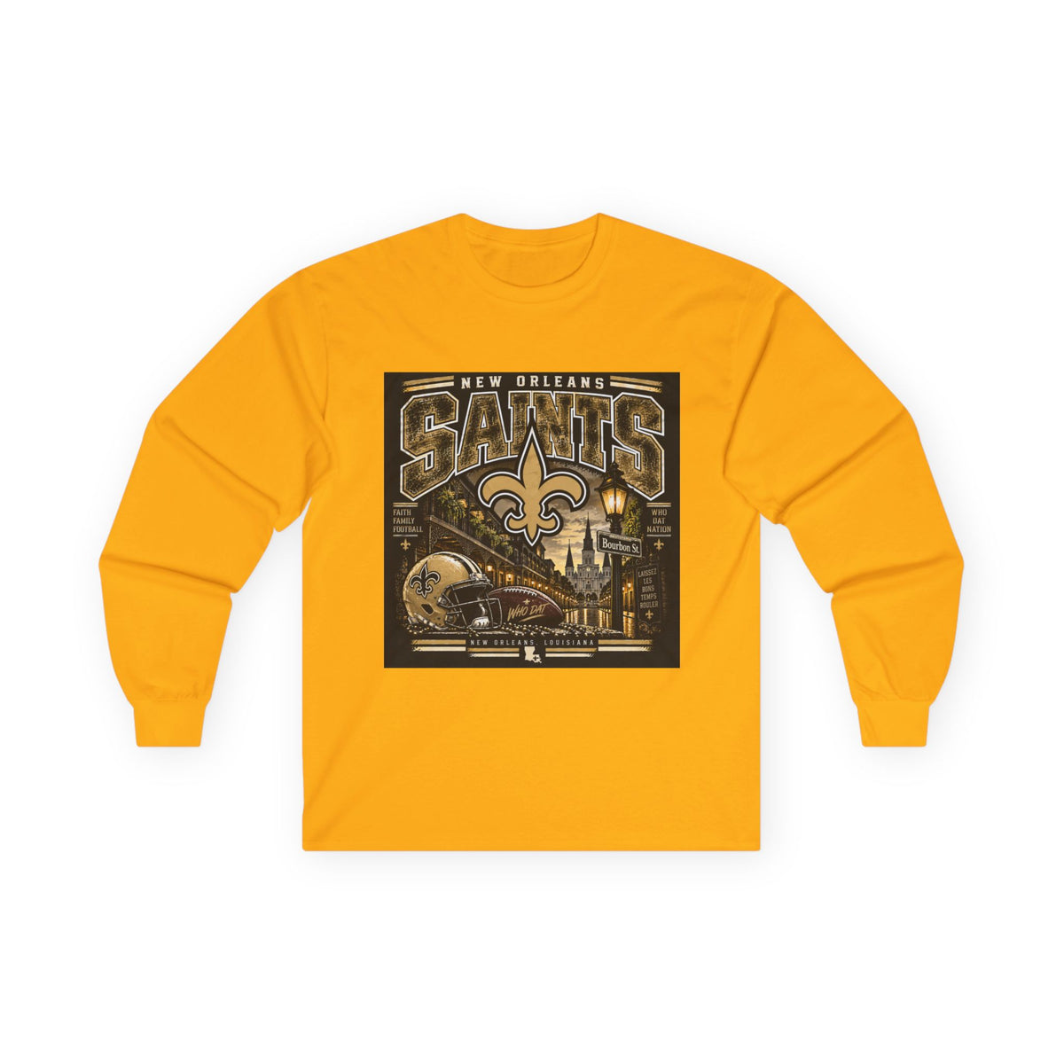 Saints Nation Glory Tee - Unisex Ultra Cotton Long Sleeve Tee