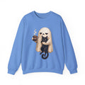 Meh Ghost and Black Cat - Crewneck Sweatshirt