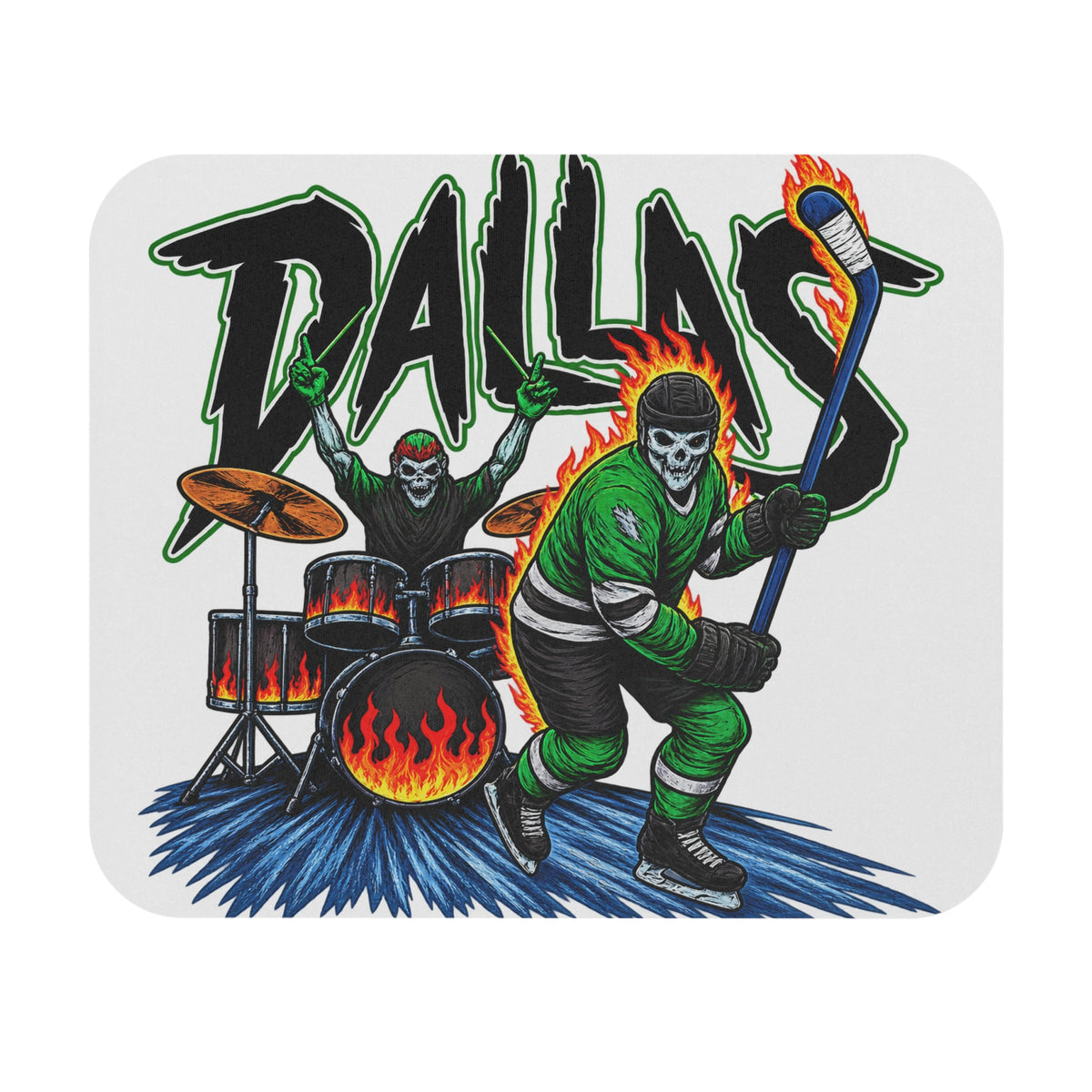 Dallas Stars Skeleton - Mouse Pad