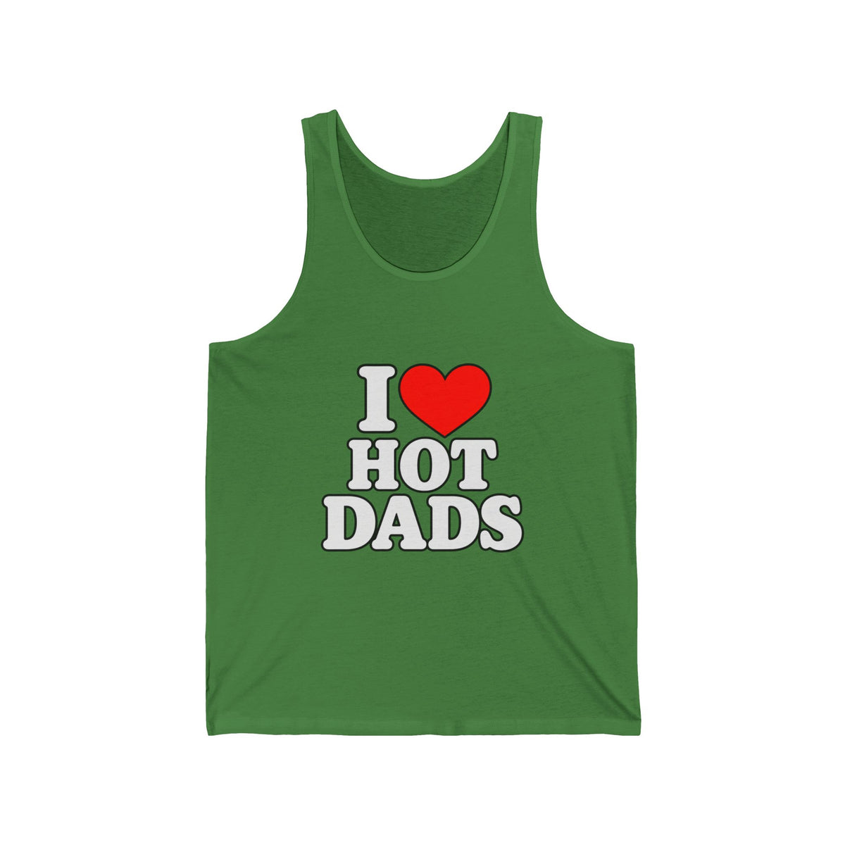 I Love Hot Dads - Athletic Tank