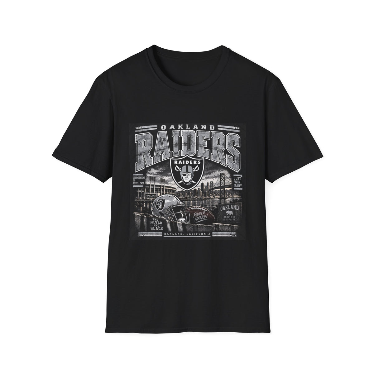 Oakland Raiders Black Heritage - Classic Tee