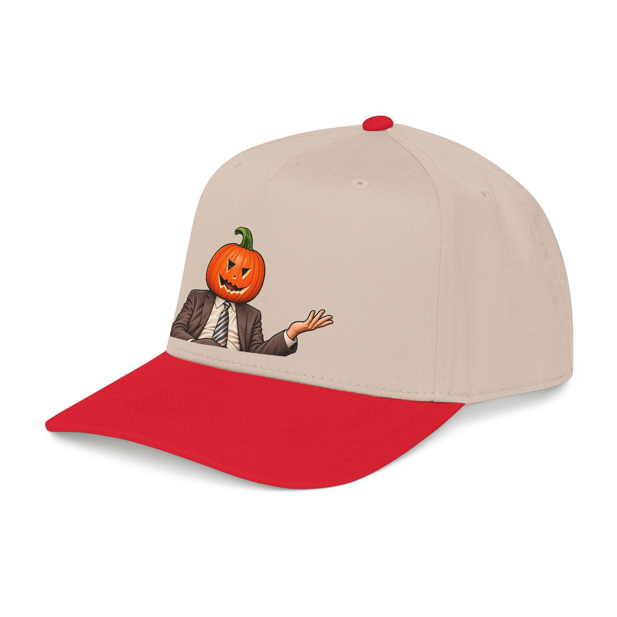 Pumpkin Head Office Cartoon - OTTO Baseball Hat