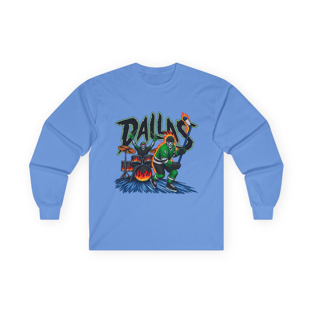 Dallas Stars Skeleton - Unisex Ultra Cotton Long Sleeve Tee