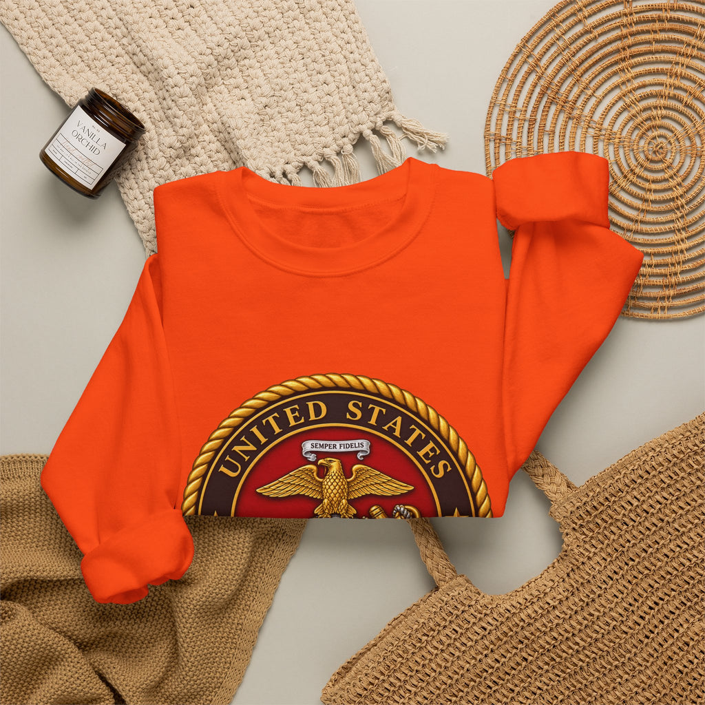 U.S. Marine Corps Emblem - Crewneck Sweatshirt