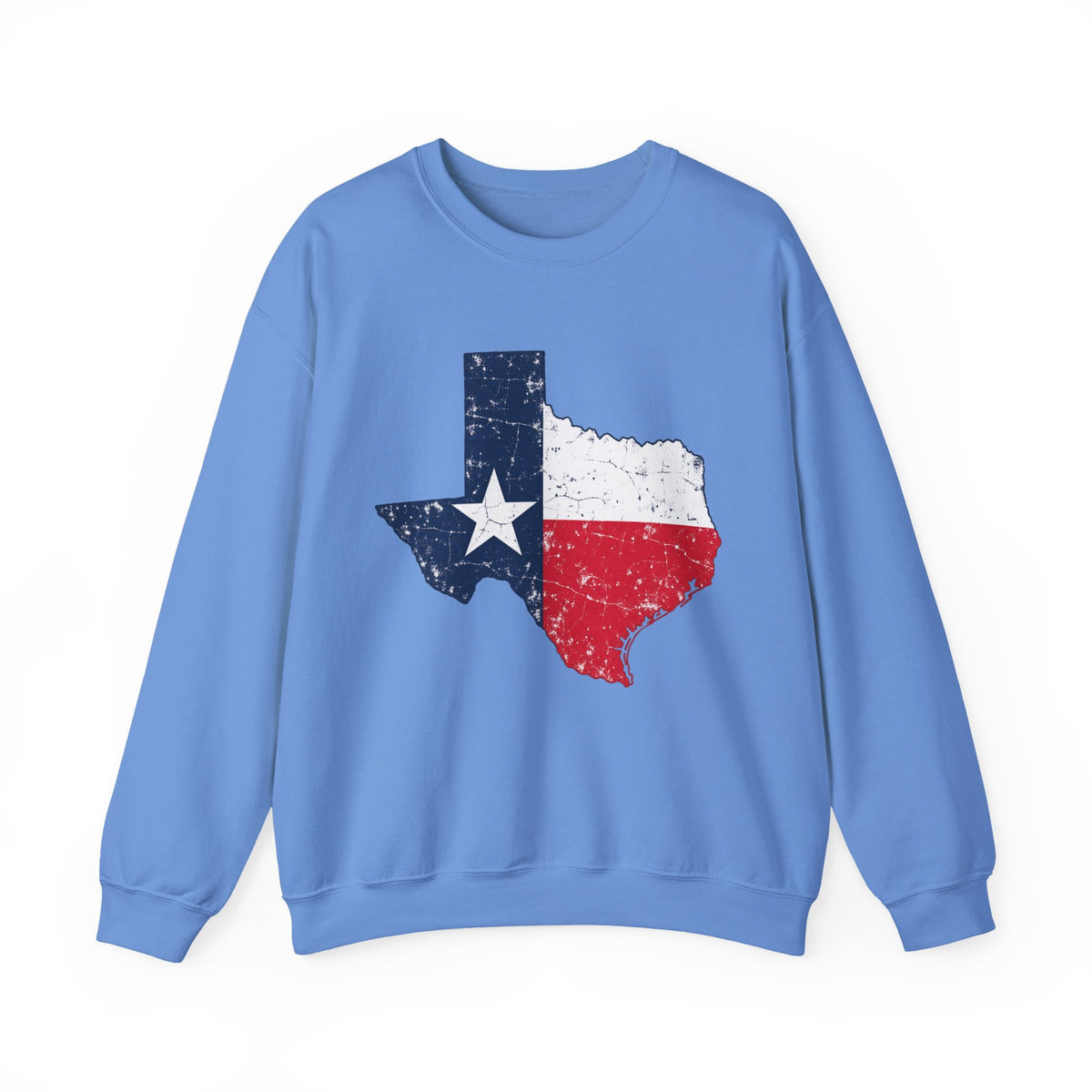 Weathered Texas Flag - Crewneck Sweatshirt