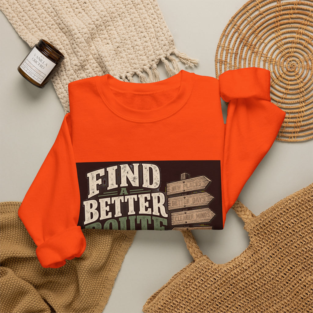 Find A Better Route - Crewneck Sweatshirt