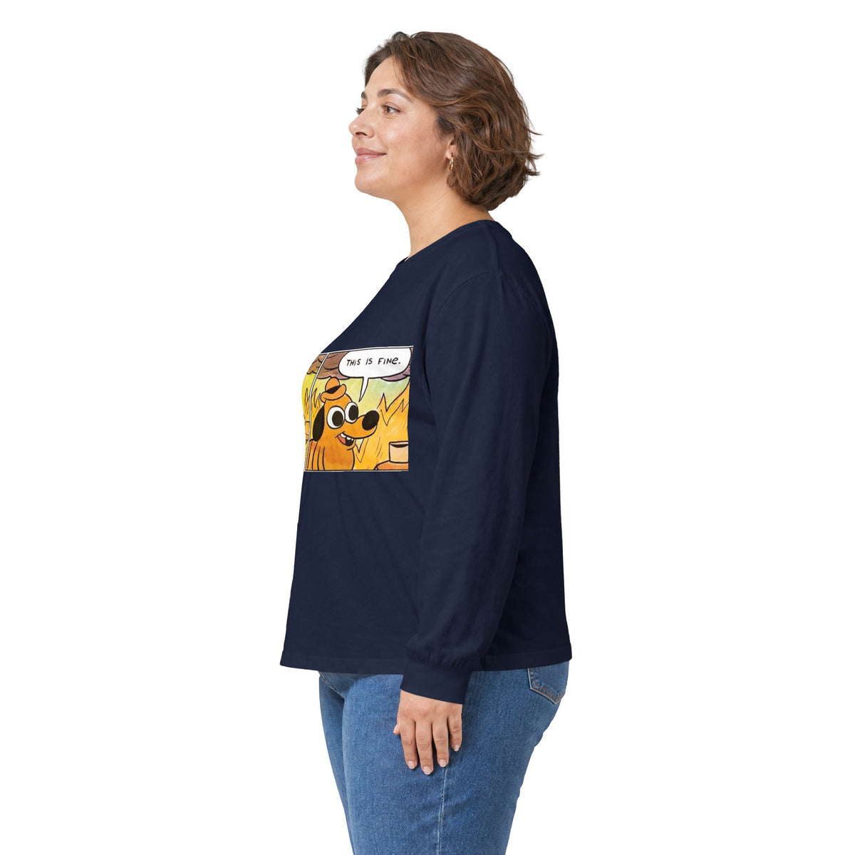 This Is Fine - Unisex Ultra Cotton Long Sleeve Tee