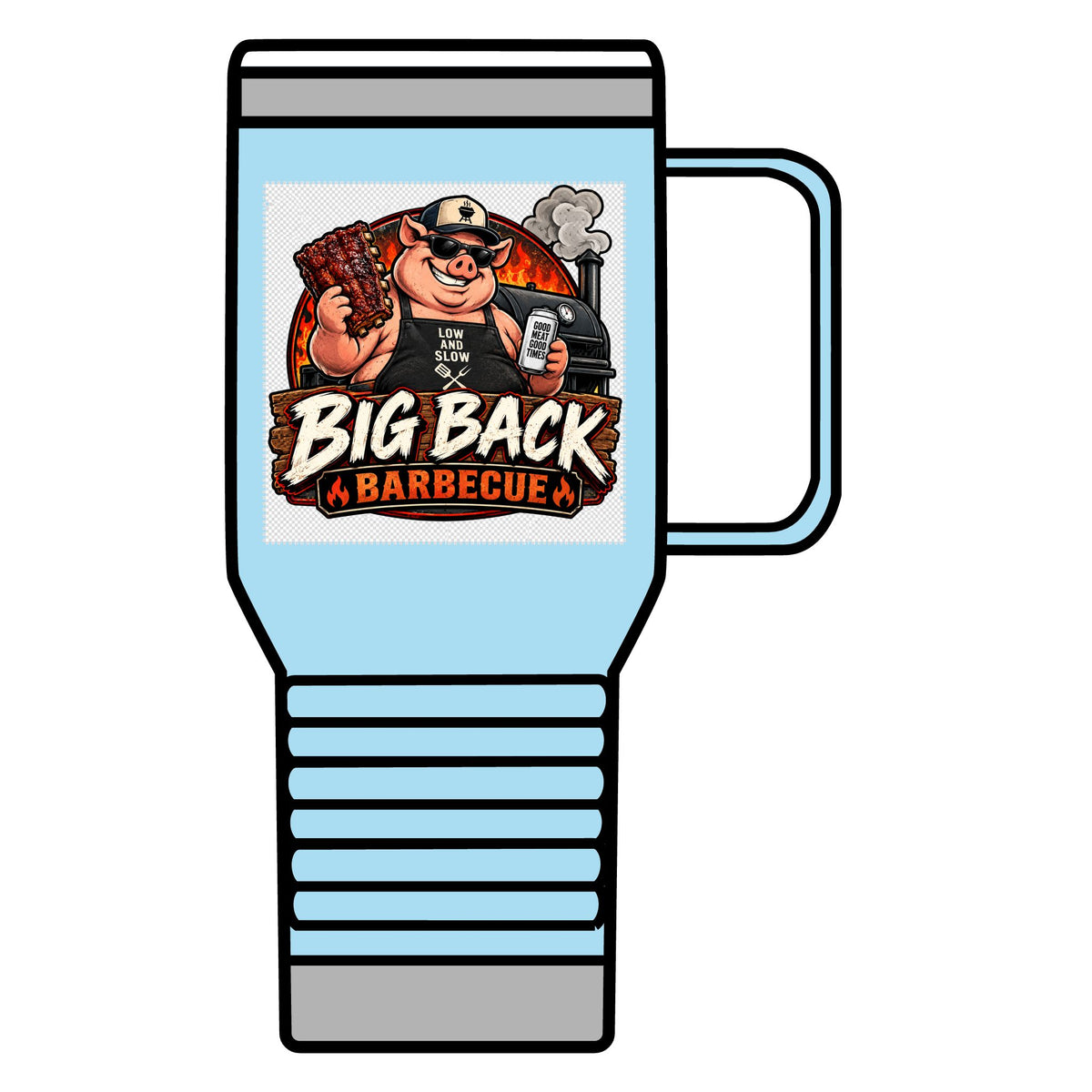Big Back Barbecue - 20oz Insulated Mug
