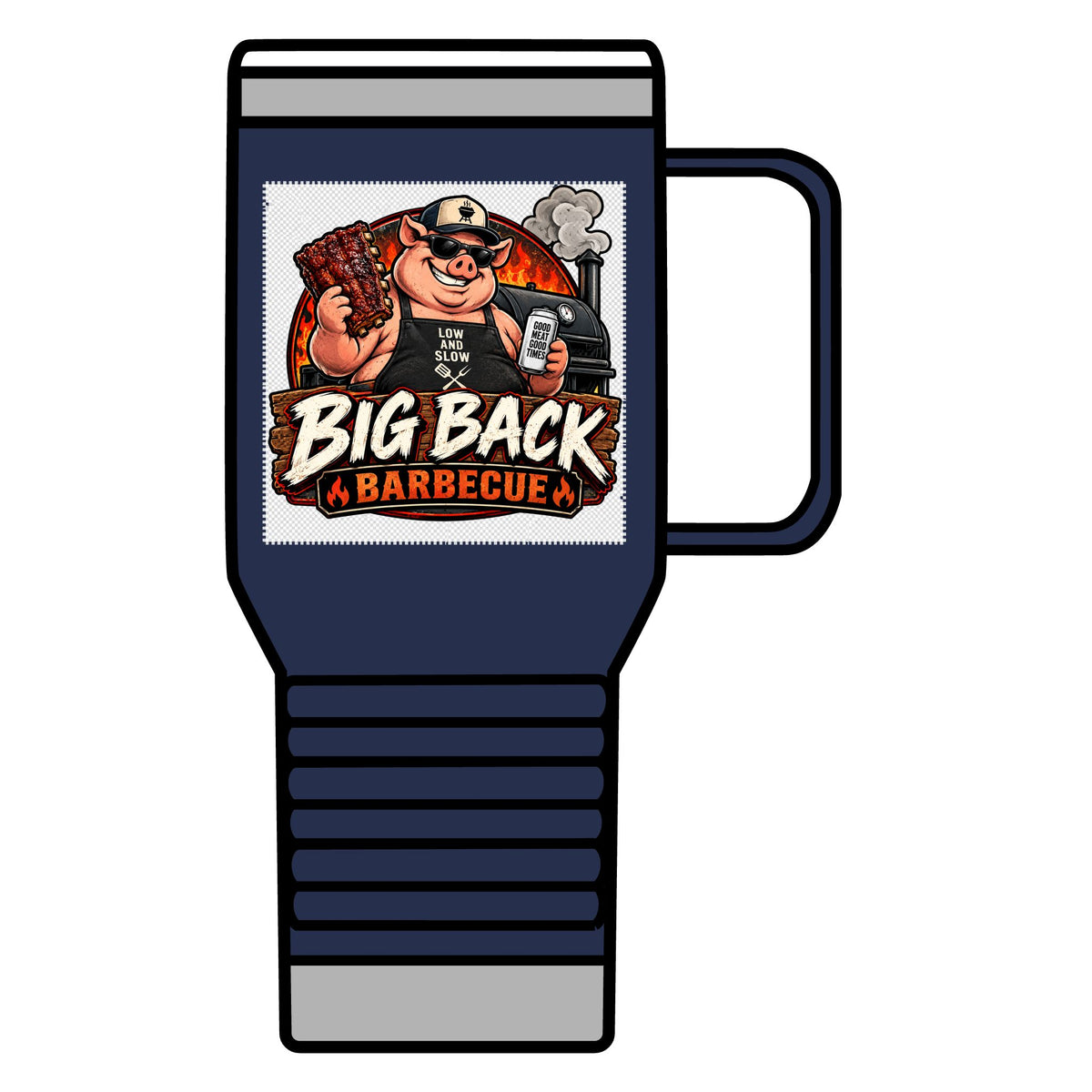 Big Back Barbecue - 20oz Insulated Mug