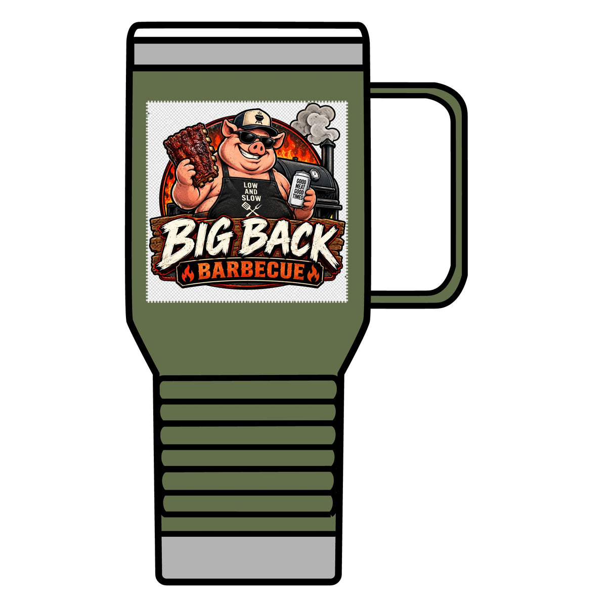 Big Back Barbecue - 20oz Insulated Mug