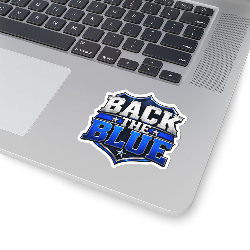 Back the Blue Shield - Kiss-Cut Sticker