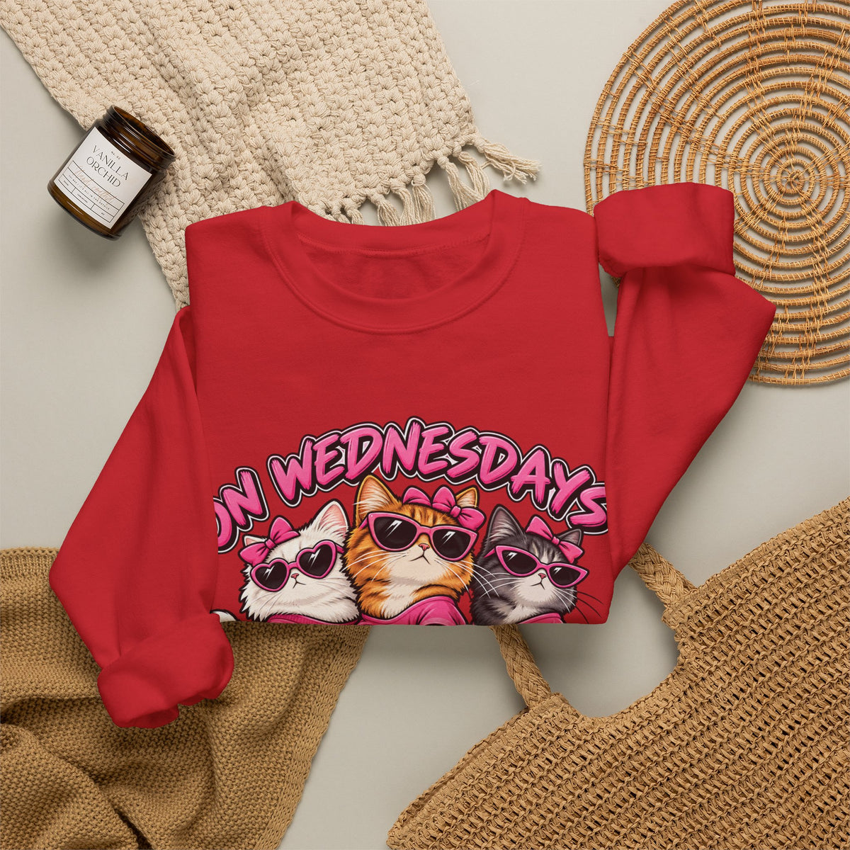 On Wednesdays We Wear Pink - Crewneck Sweatshirt
