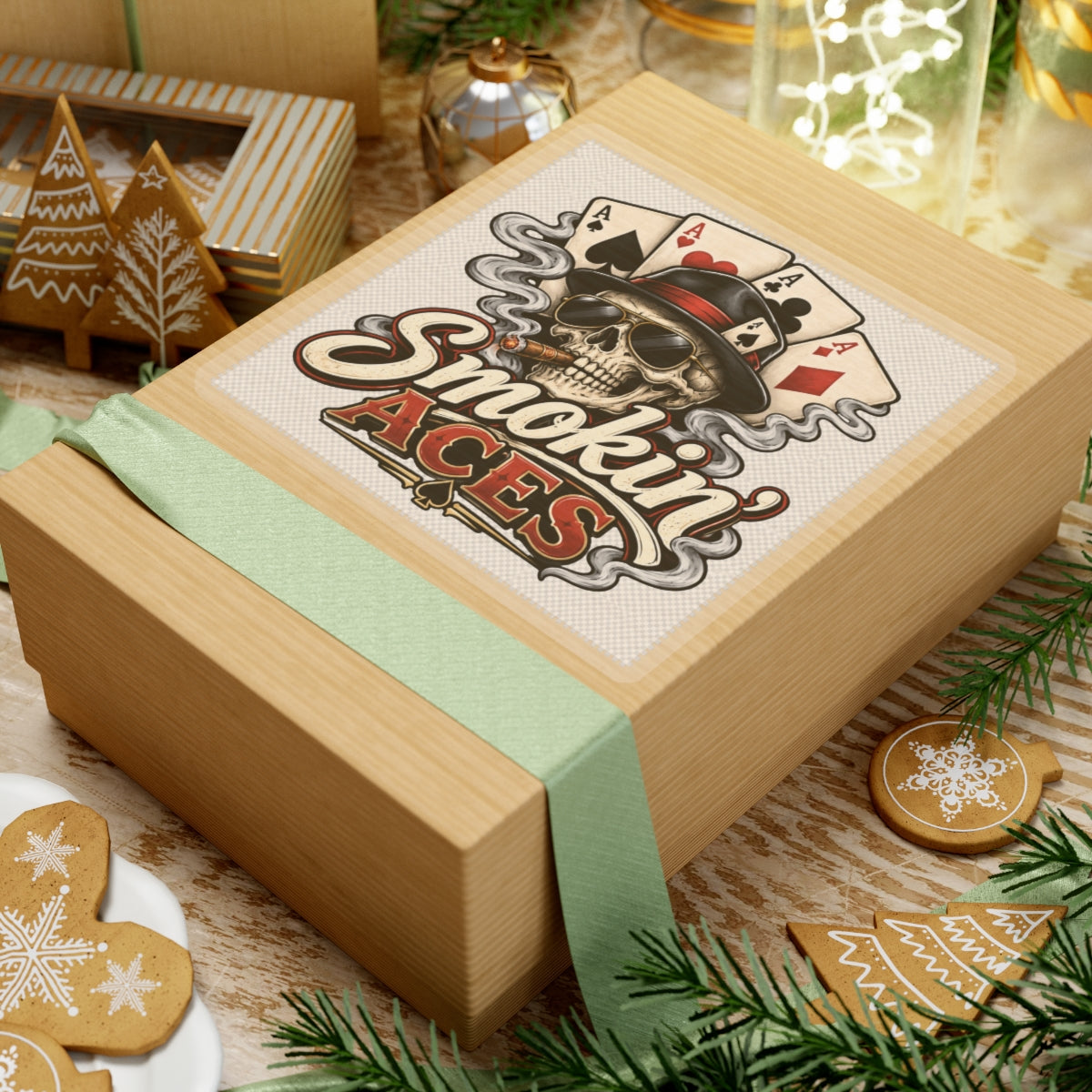 Smokin' Aces - Kiss-Cut Sticker