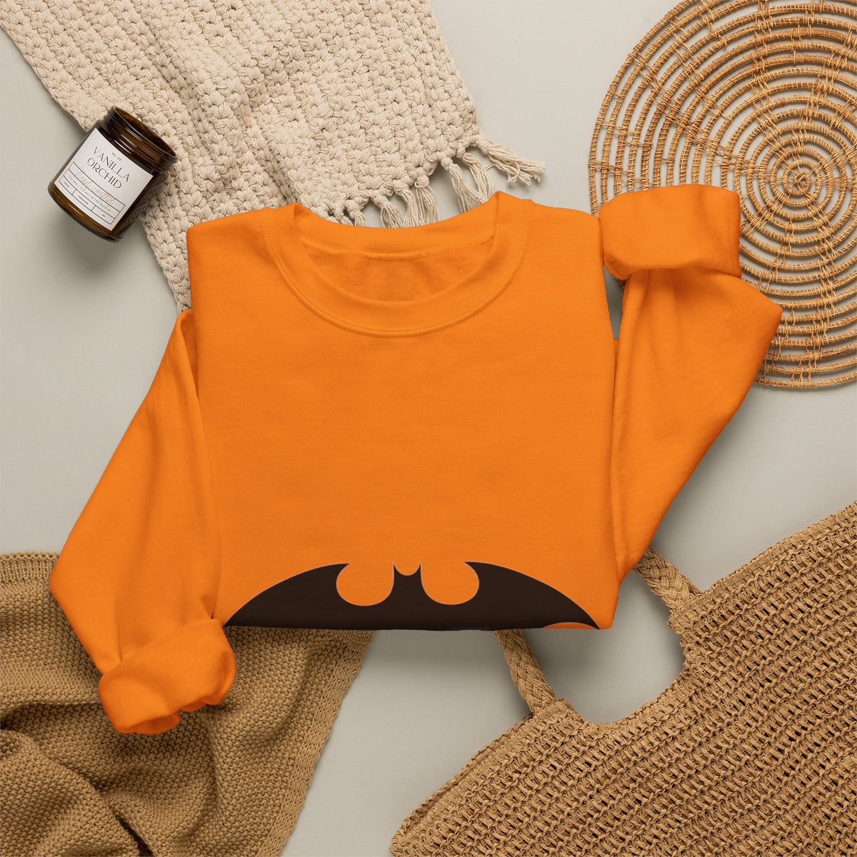 Midnight Bat Emblem - Crewneck Sweatshirt