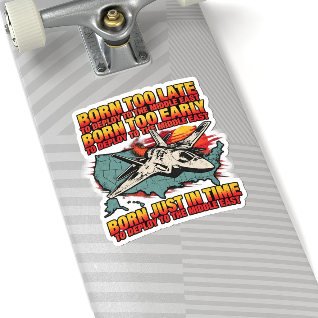 Desert Deployment Tee - Kiss-Cut Sticker