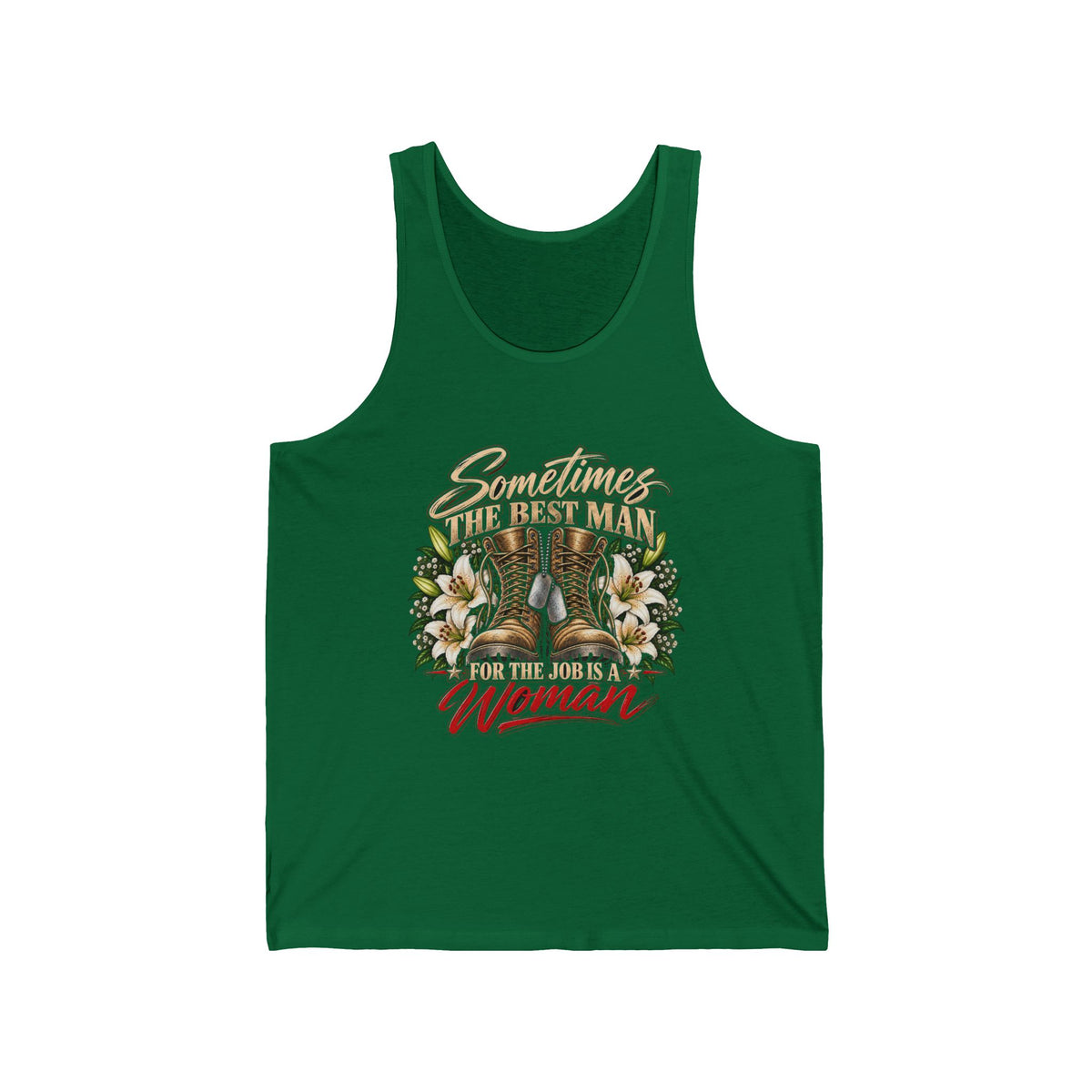 Sometimes Best Man Woman - Athletic Tank