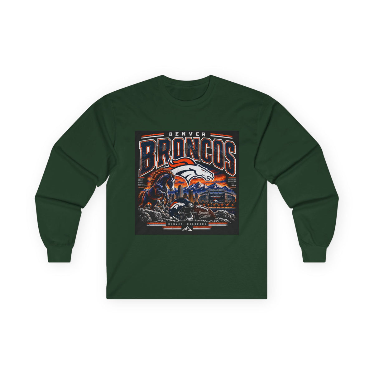 Denver Broncos Mile High Pride - Unisex Ultra Cotton Long Sleeve Tee