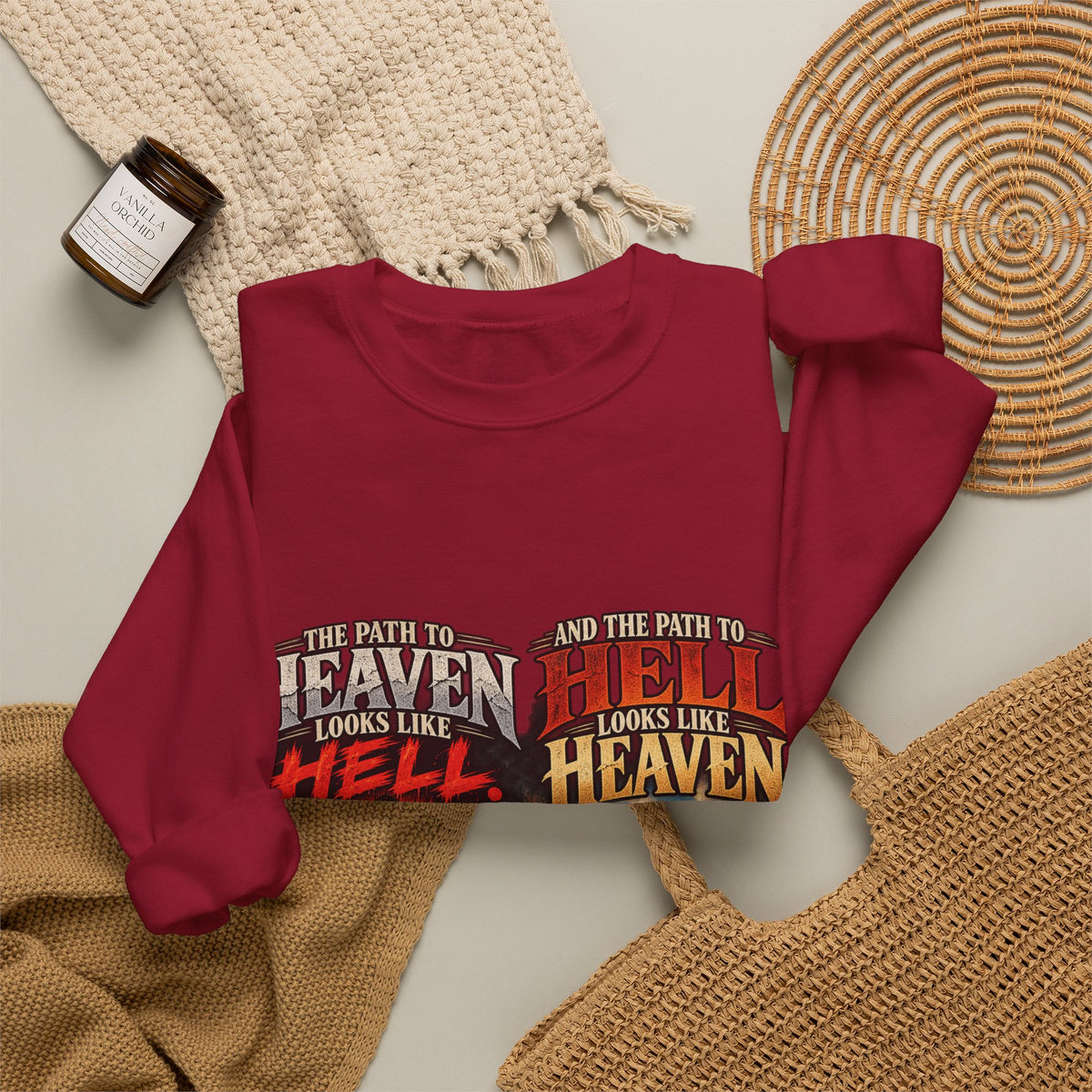 Path To Heaven Path To Hell - Crewneck Sweatshirt
