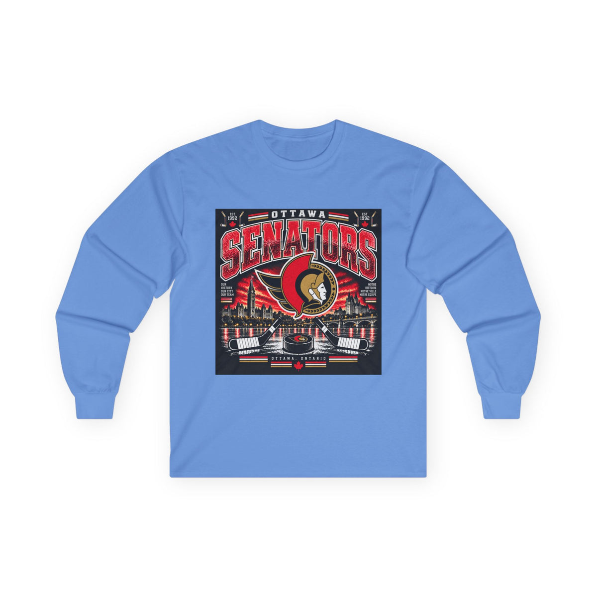 Ottawa Senators Est 1992 - Unisex Ultra Cotton Long Sleeve Tee