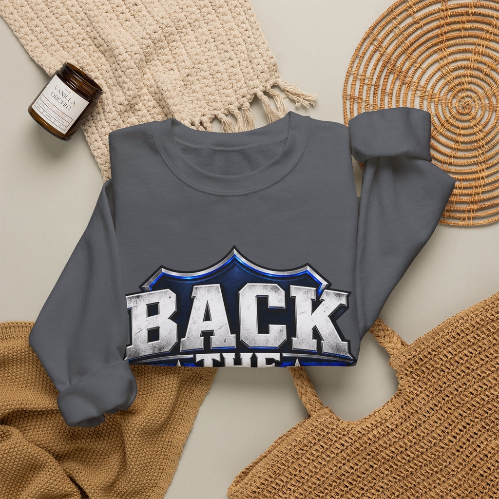 Back the Blue Shield - Crewneck Sweatshirt