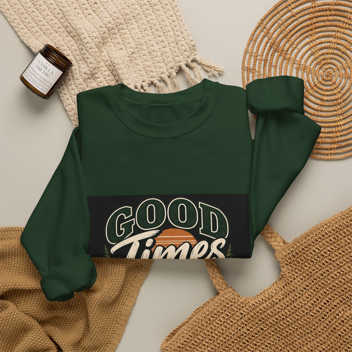 Good Times Questionable Decisions - Crewneck Sweatshirt