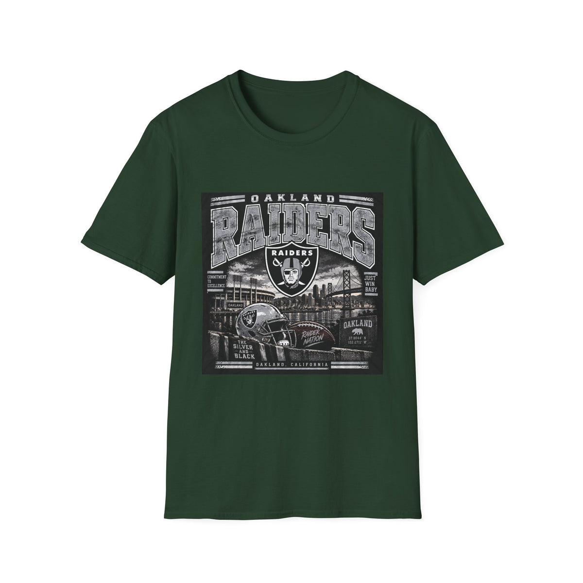 Oakland Raiders Black Heritage - Classic Tee