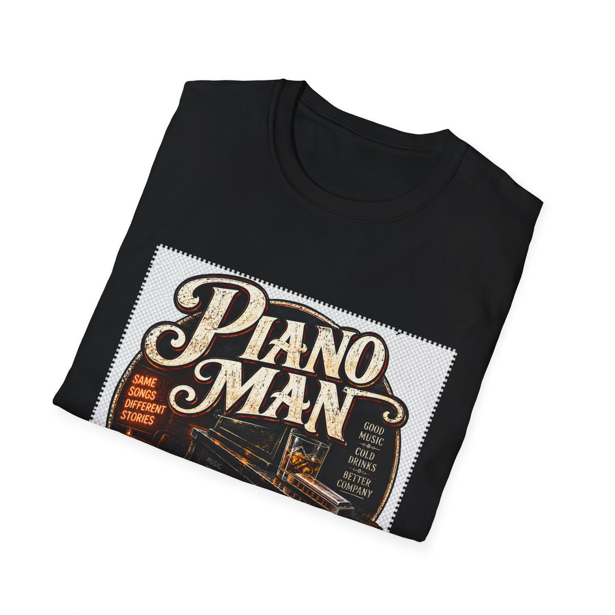 Piano Man Retro Bar - Classic Tee