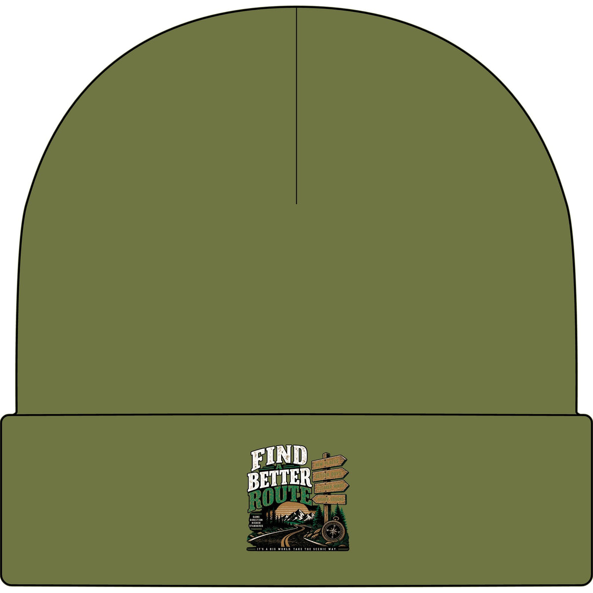 Find A Better Route - AS Colour 1107 Cuff Beanie