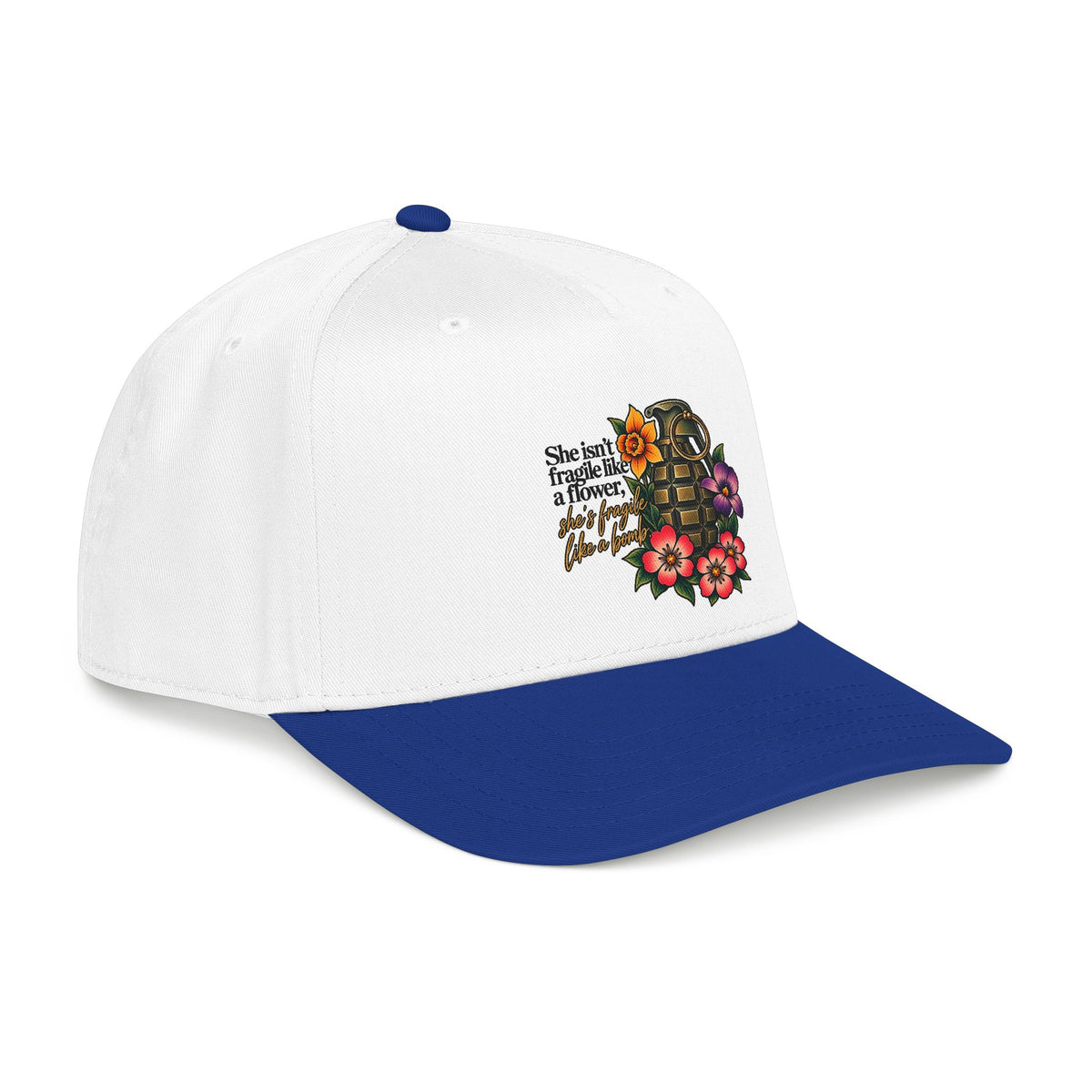 Fragile Like a Bomb - Floral Grenade - OTTO Baseball Hat