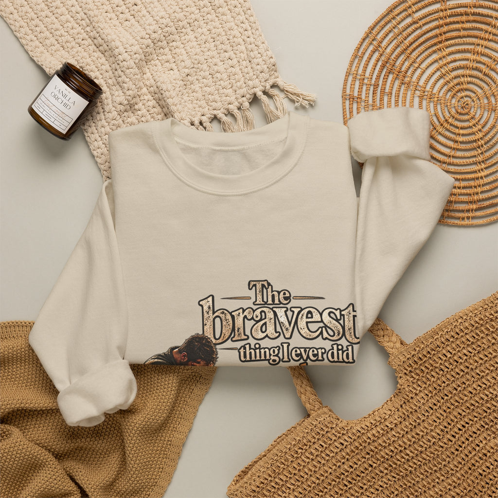 The Bravest Thing I Ever Did Was Keep Living - Crewneck Sweatshirt