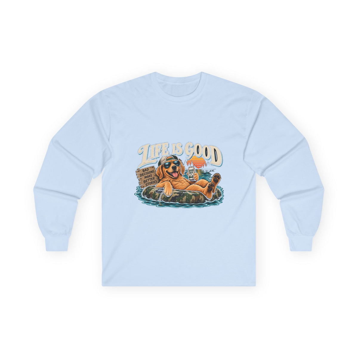 Life is Good Floatin' - Unisex Ultra Cotton Long Sleeve Tee