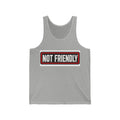 Not Friendly - Service Dog Patch - Athletic Tank